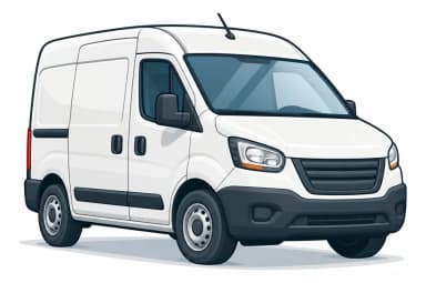 Delivery van representing couriers and last-mile operators