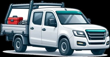 Work ute with a loaded tray representing trades and service businesses