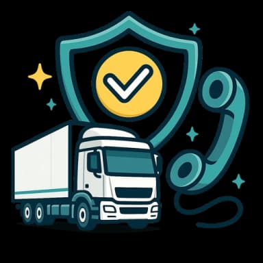 Shield with headset representing cargo claims advocacy
