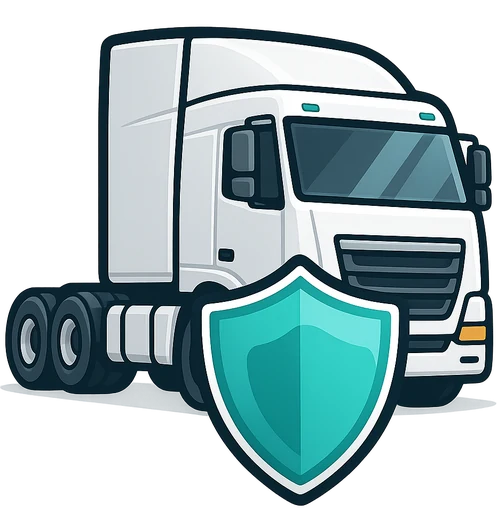 Truck insurance icon showing comprehensive motor cover for mining trucks