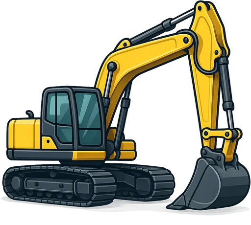 Plant and equipment insurance icon for mining machinery