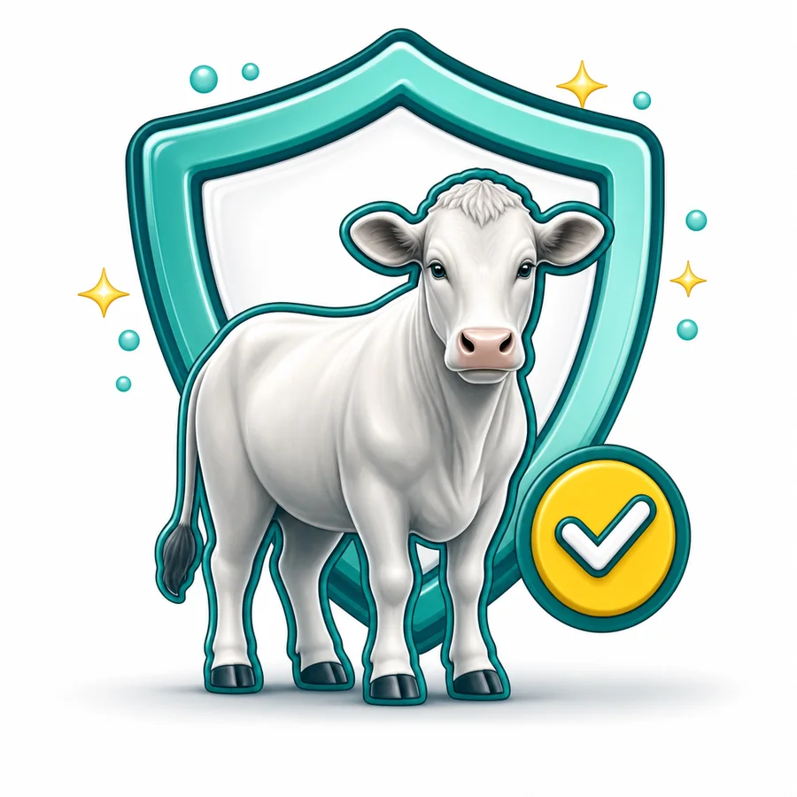 Cattle icon representing beef and dairy herd insurance cover