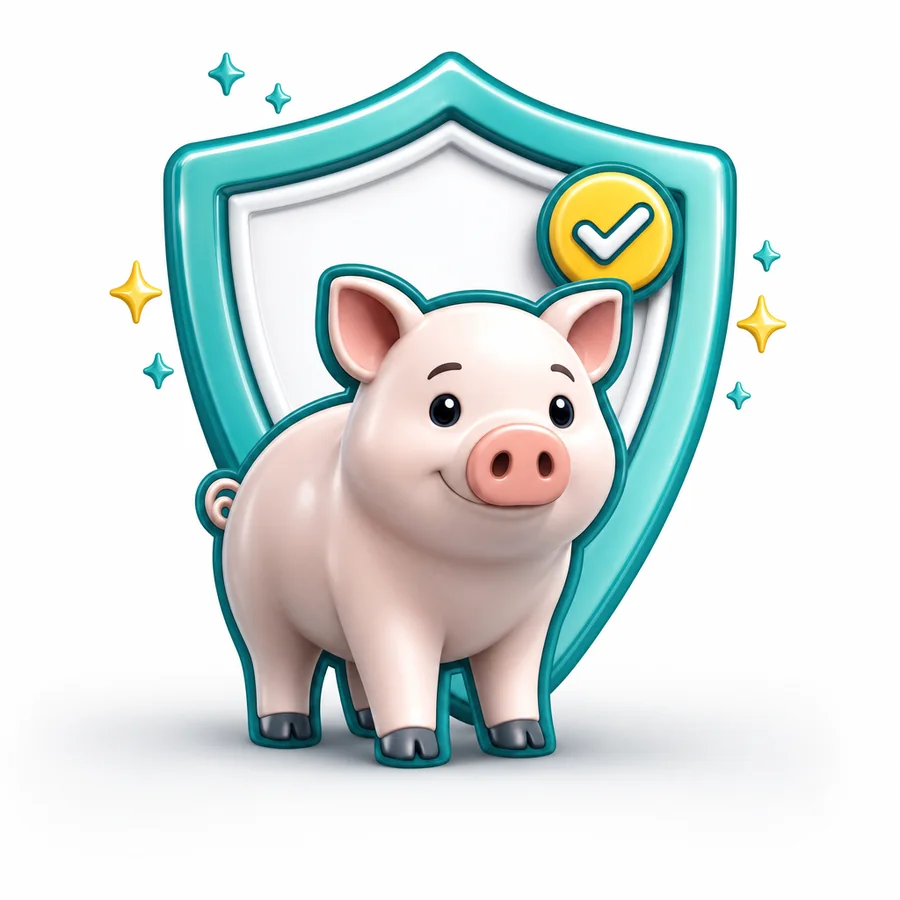 Pig icon representing piggery livestock insurance cover