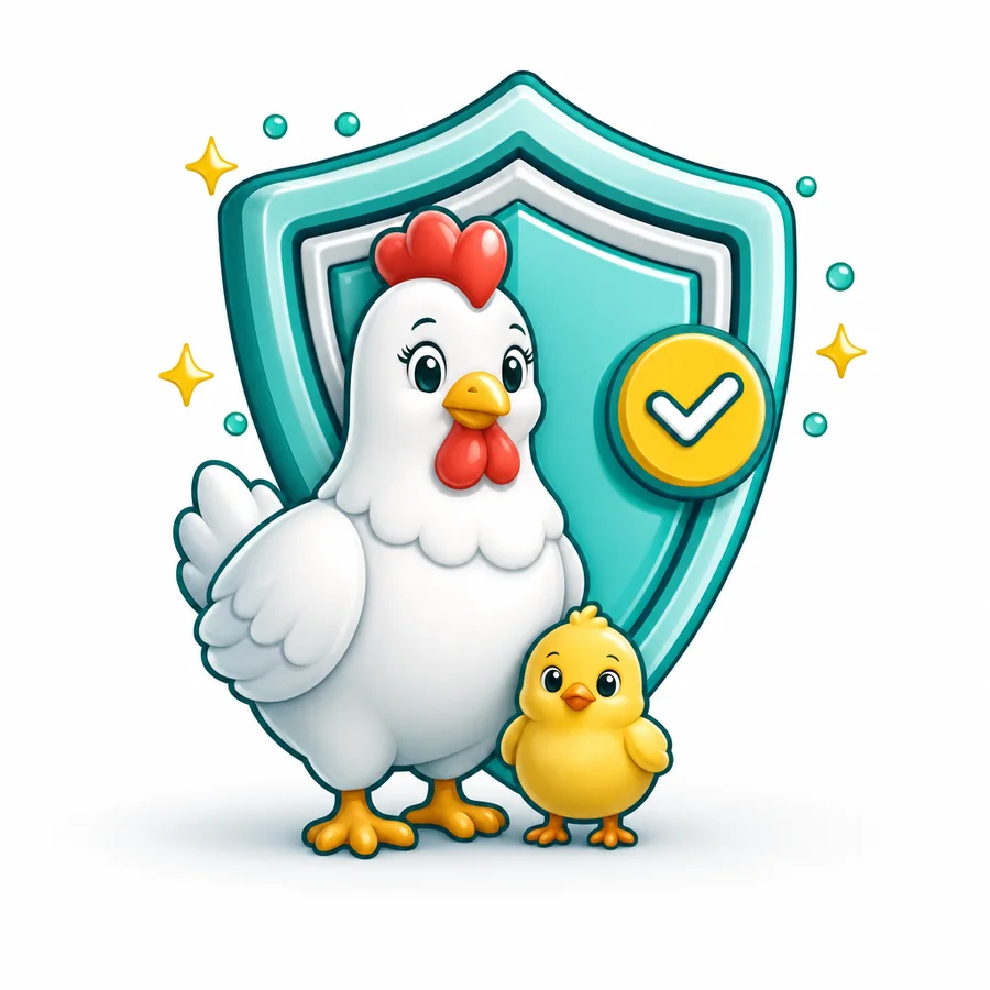 Poultry icon representing chicken and egg production livestock cover