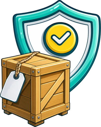 Single tagged crate representing one-off single transit cover