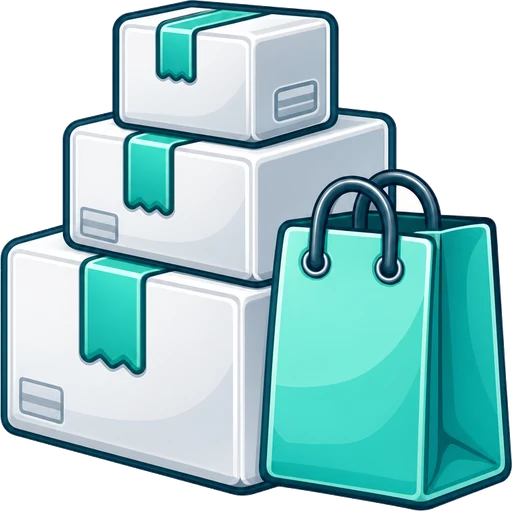 Stacked delivery cartons representing retail and e-commerce